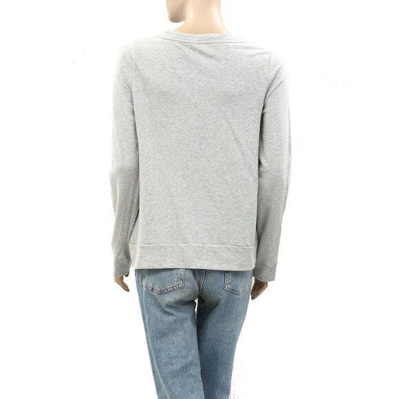 Lilly Pulitzer Rami Graphic Sweatshirt Top Merry Embellished Cotton XS 266616 - Picture 6 of 7